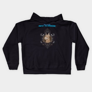 save our wild, protect the endangered Kids Hoodie